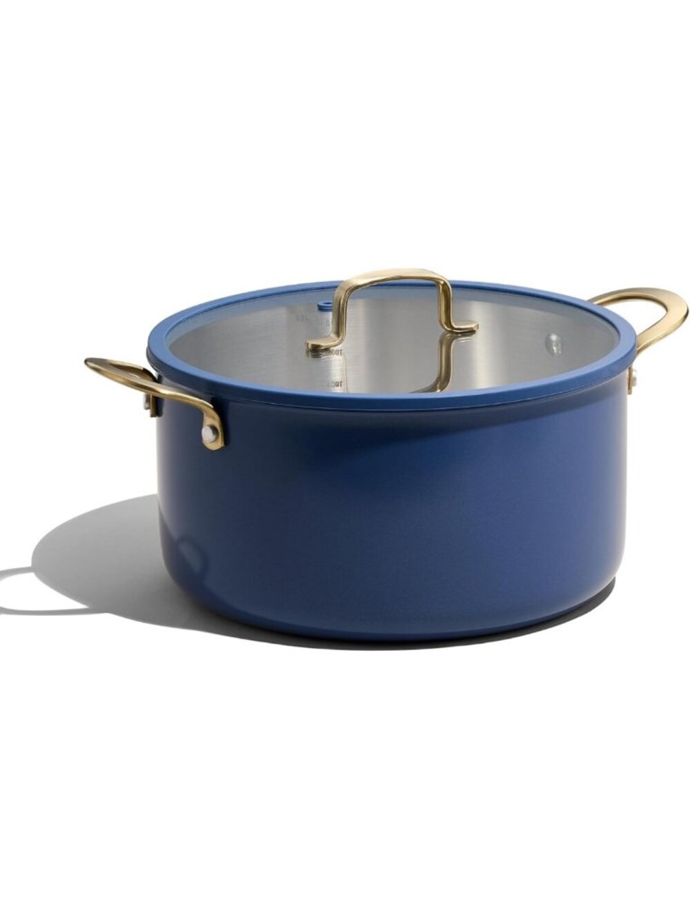 8QT Tri-Ply Stainless Steel Stock Pot with Lid - Even Heating, Dishwasher Safe